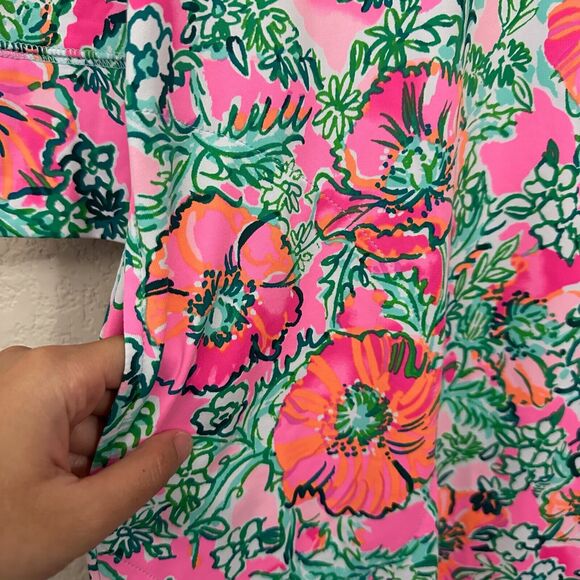 LILLY PULITZER Solia ChillyLilly Mini Dress Soleil Pink Floral Shift NWT - Picture 5 of 14